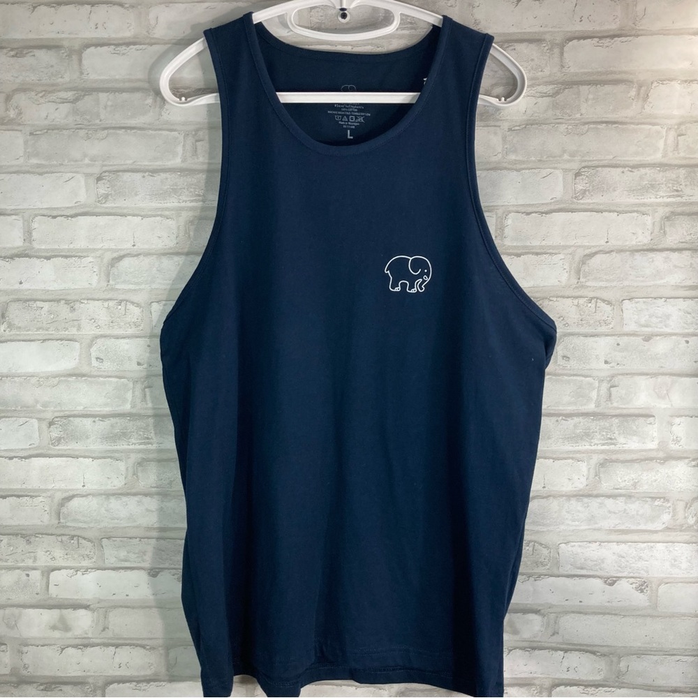 🆕Ivory Ella Women's Navy Blue Tank Top Size L